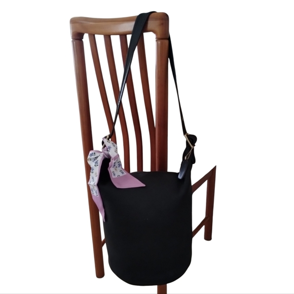 Coach Vintage Leatherware 80's XL Genuine Leather Feed Sac Duffel Bucket Bag USA - Picture 13 of 13